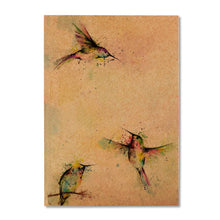 Load image into Gallery viewer, Notebook [recycled paper] - 3 hummingbirds