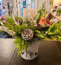 Load image into Gallery viewer, A Bespoke Christmas Table Centrepiece Thick Candle Displays