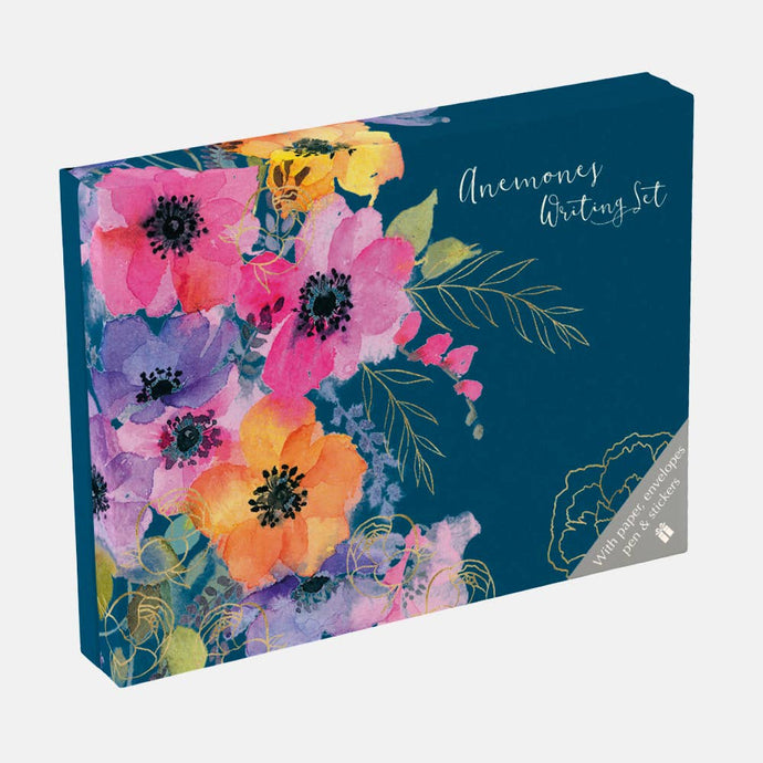 The Gifted Stationery Company - Writing Set - Anemones - Strelitzia's Florist & Irish Craft Shop