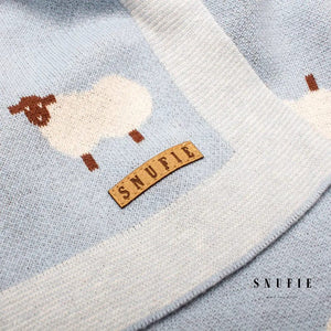 Snufie - Baby Blanket | SHEEP | Blue - Strelitzia's Florist & Irish Craft Shop