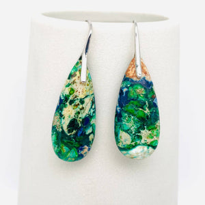 Stone Geometric Agate Earring Collection