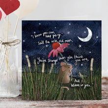 Load image into Gallery viewer, Fox Under The Moon - 'Stronger' - Greeting Card by Fox Under The Moon