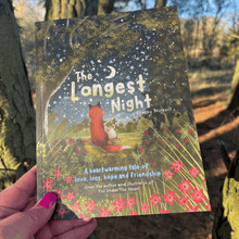 Load image into Gallery viewer, Fox Under The Moon - 'The Longest Night' Paperback Book