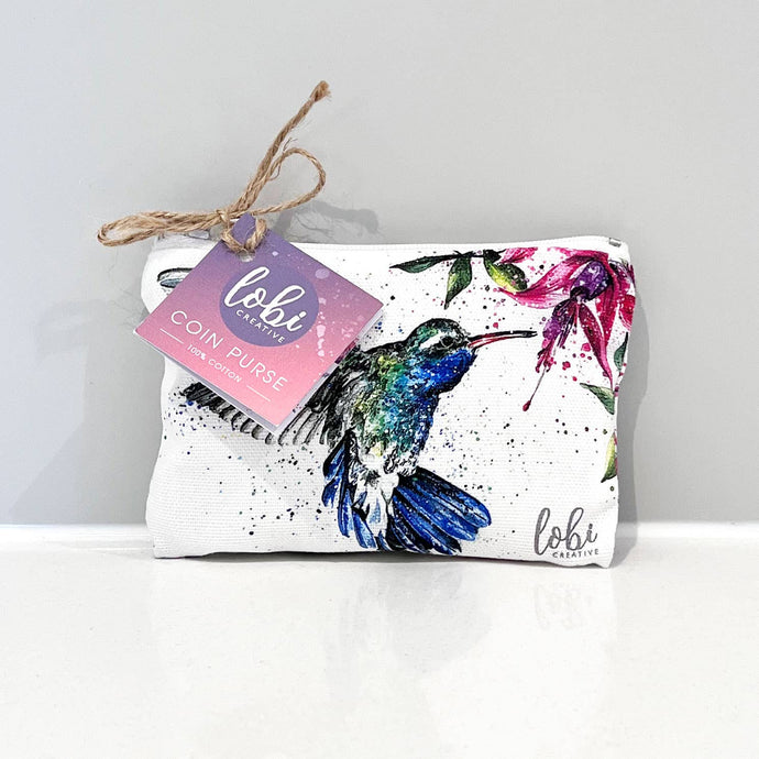 LOBI Creative - Hummingbird Coin Purse - Strelitzia's Florist & Irish Craft Shop