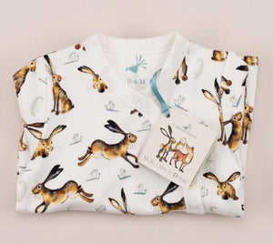 catherine rayner - Molly Hare Print Babygrow - Strelitzia's Florist & Irish Craft Shop