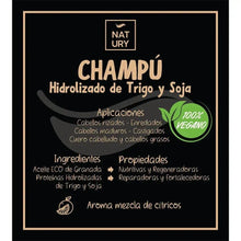 Load image into Gallery viewer, Natury Greencare - Natural Shampoo with Hydrolyzed Wheat and Soy Natury 15L