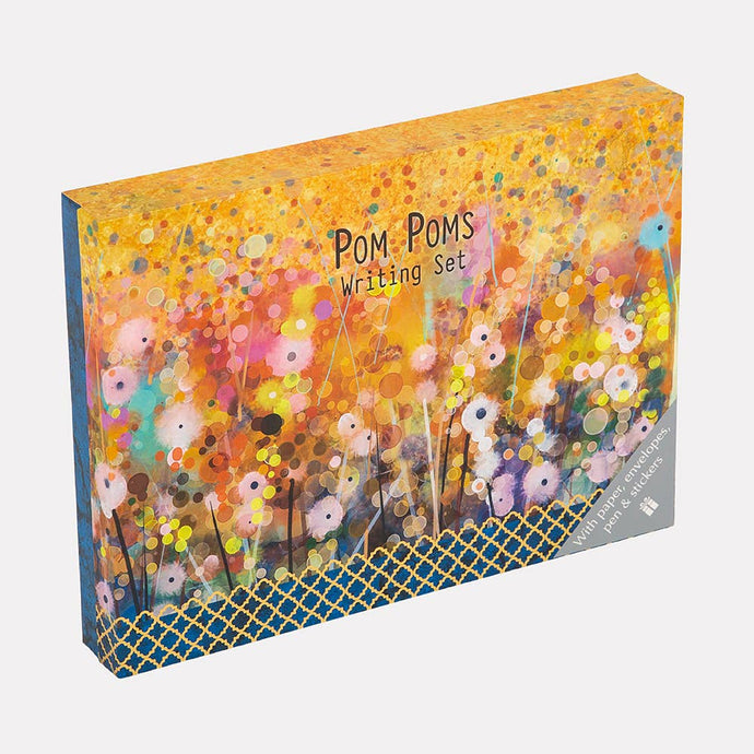 The Gifted Stationery Company - Writing Set - Pom Poms - Strelitzia's Florist & Irish Craft Shop