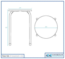 Load image into Gallery viewer, Rinkit Ltd - Metal Stacking Stool