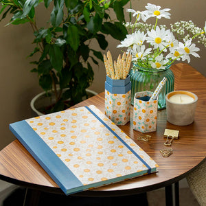 The Gifted Stationery Company - A4 Notebook - Hazy Daisies