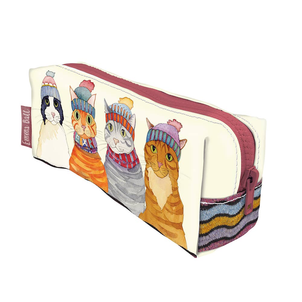 Emma Ball Ltd - Cats in Hats, Pencil Case - Strelitzia's Florist & Irish Craft Shop
