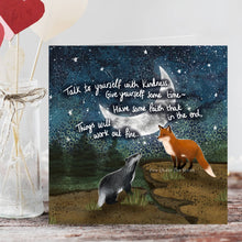 Load image into Gallery viewer, Fox Under The Moon - 'Have Faith' - Greeting Card by Fox Under The Moon