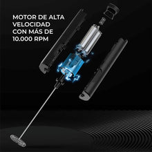 Load image into Gallery viewer, VINAK - VINAK - Battery-operated electric milk frother in stainless steel