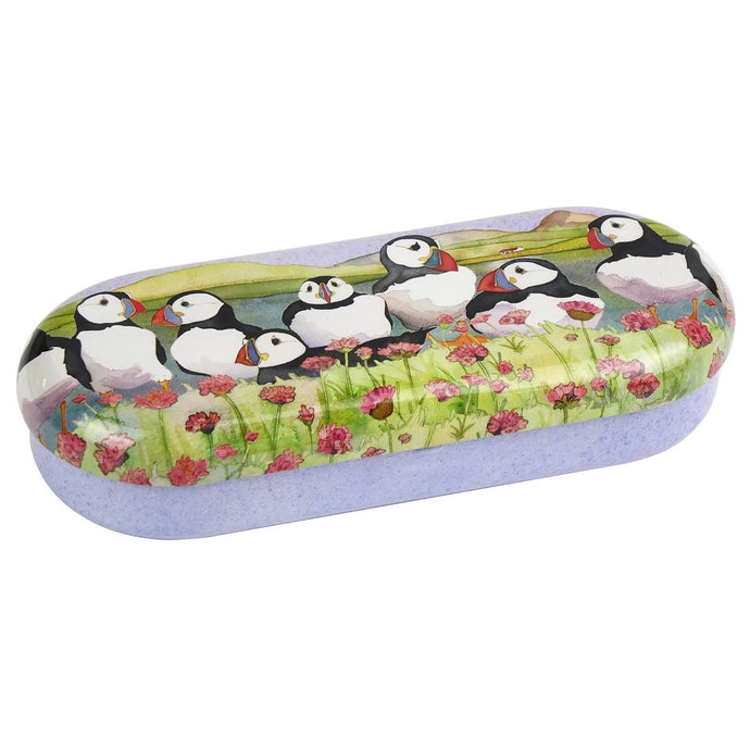 Emma Ball Ltd - Sea Thrift Puffins Glasses Case - Strelitzia's Florist & Irish Craft Shop