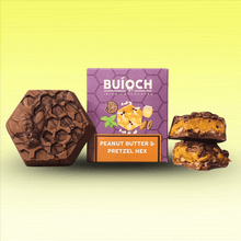 Load image into Gallery viewer, Buíoch Irish Chocolates - Salted Pretzel &amp; Peanut Butter Hex - Strelitzia's Florist &amp; Irish Craft Shop