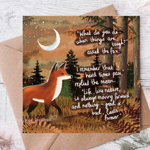 Load image into Gallery viewer, Fox Under The Moon - 'Moving Forward' - Greeting Card From Fox Under The Moon