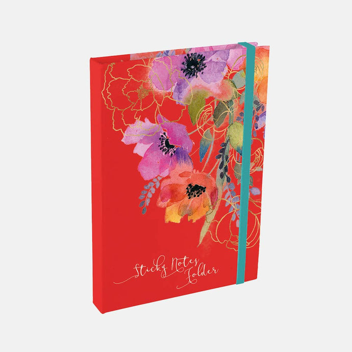 The Gifted Stationery Company - Sticky Notes Folder - Anemones