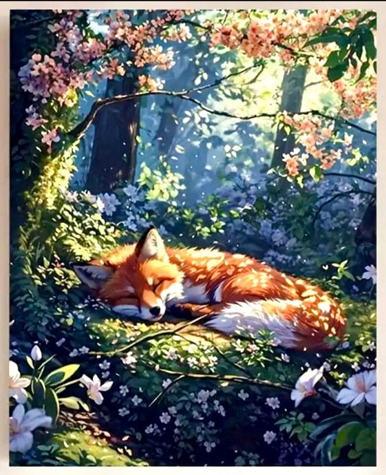 A Paint by Numbers (Sleeping Fox)