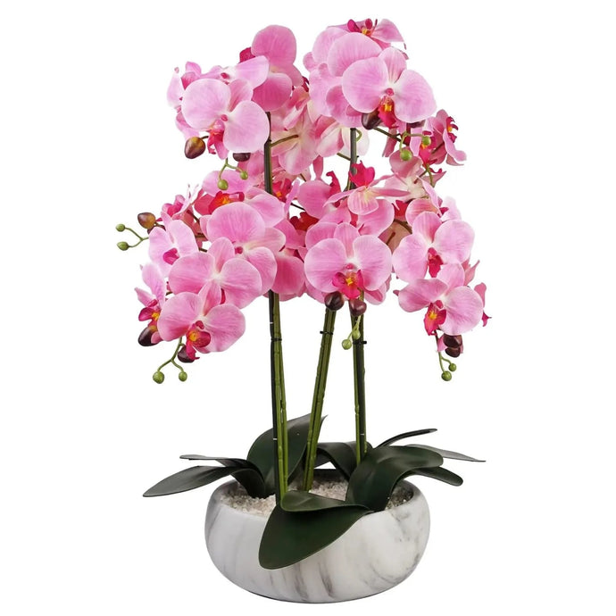Orchid Pink Marble Effect Ceramic Planter 60cm - Strelitzia's Florist & Irish Craft Shop
