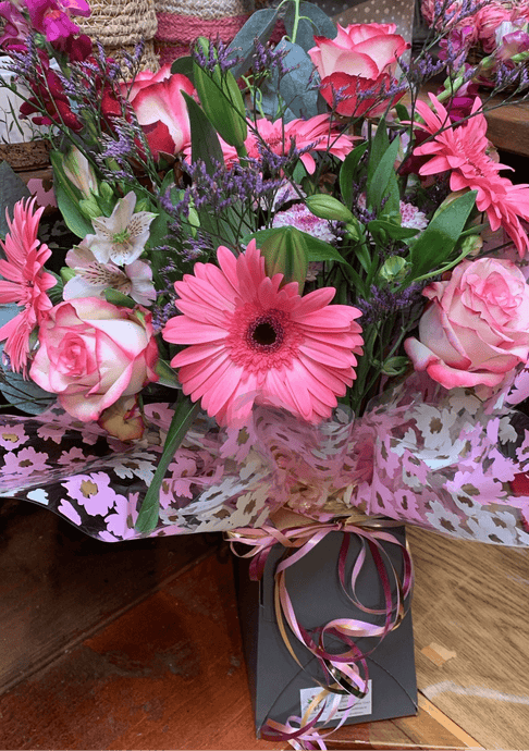 Seasonal Mixed Flower Bouquet - Strelitzia's Florist & Irish Craft Shop