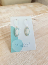 Load image into Gallery viewer, Studio 23 Ceramics - Drop Oval Earring Pair - Strelitzia&#39;s Florist &amp; Irish Craft Shop