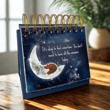 Load image into Gallery viewer, Fox Under The Moon - 365 Thoughts - Daily Encouragement Desktop Flipbook