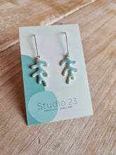 Load image into Gallery viewer, Studio 23 Ceramics - Drop Coral Earring Pair - Strelitzia&#39;s Florist &amp; Irish Craft Shop