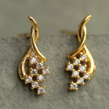 Load image into Gallery viewer, Silk Purse, Sow's Ear - Grape Vine Stud Earrings