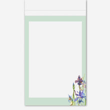 Load image into Gallery viewer, Ping He Art - A5 Notepad - Iris - Strelitzia&#39;s Florist &amp; Irish Craft Shop