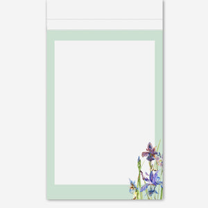 Ping He Art - A5 Notepad - Iris - Strelitzia's Florist & Irish Craft Shop