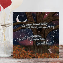 Load image into Gallery viewer, Fox Under The Moon - 'Be Still'  - Greeting Card by Fox Under The Moon