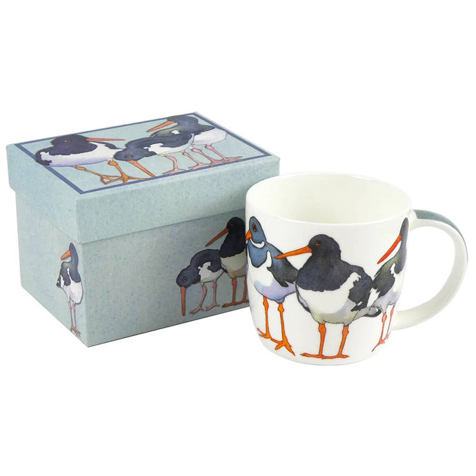 Emma Ball Ltd - Oystercatchers Bone China Mug With Gift Box - Strelitzia's Florist & Irish Craft Shop