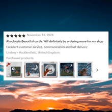 Load image into Gallery viewer, Fox Under The Moon - 'Be Kind to Yourself' Encouragement Card Fox Under The Moon