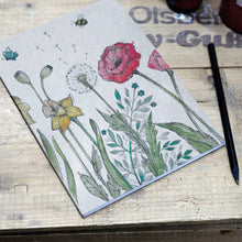 Load image into Gallery viewer, Notebook [recycled paper] - flower meadow