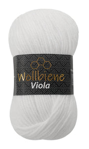 Wollbiene - Wool Bee Viola Knitting Yarn 100g Crochet Knitting Solid