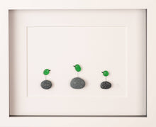 Load image into Gallery viewer, Simply Mourne - Sea Glass Birds Pebble Art Frame | Wall Art - Strelitzia&#39;s Florist &amp; Irish Craft Shop