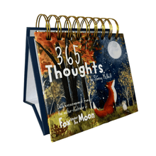Load image into Gallery viewer, Fox Under The Moon - 365 Thoughts - Daily Encouragement Desktop Flipbook