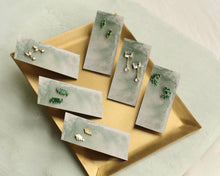 Load image into Gallery viewer, Silk Purse, Sow's Ear - Olive Green Willow Leaf Earrings: Include Gift Box