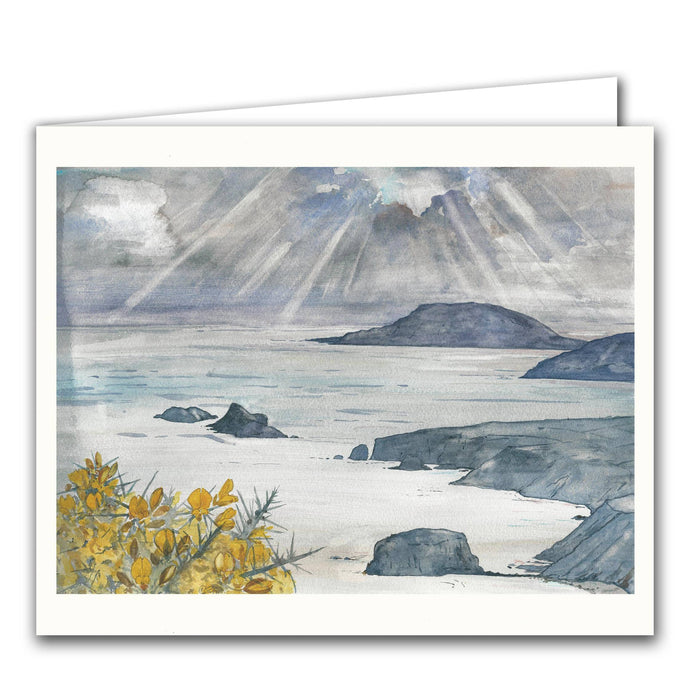 Blank Greeting Card - 'Cloudburst' - Strelitzia's Florist & Irish Craft Shop
