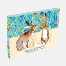 Load image into Gallery viewer, The Gifted Stationery Company - Notecard Collection - Kissing Hares