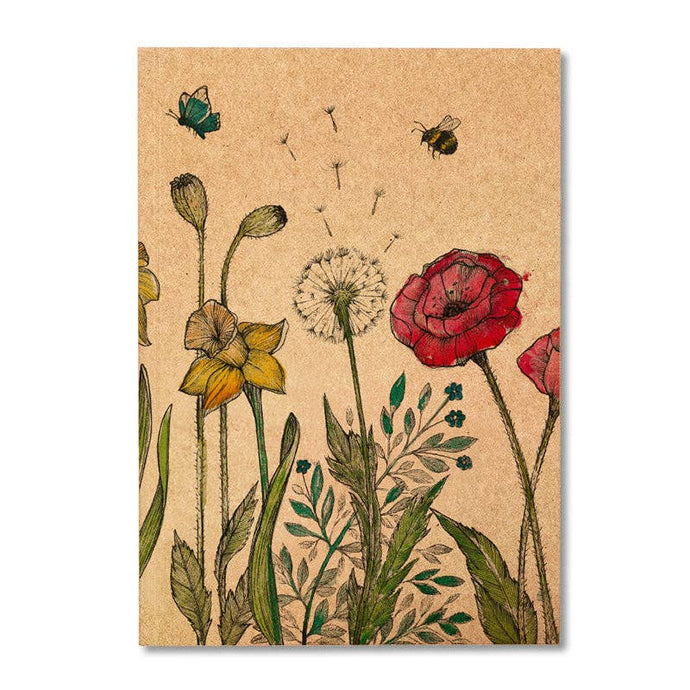 Notebook [recycled paper] - flower meadow