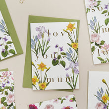 Load image into Gallery viewer, Catherine Lewis Design - Bountiful Blooms - Love you Mum - Card - Strelitzia's Florist &amp; Irish Craft Shop