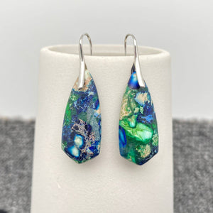 Stone Geometric Agate Earring Collection