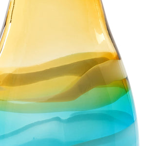 Riva Home - Thorin Hand-Blown Vase Aqua - Strelitzia's Florist & Irish Craft Shop