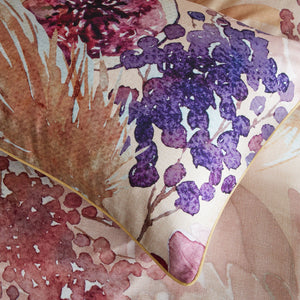 Riva Home - Saffa Floral Pillowcase Pair Orange/Peony - Strelitzia's Florist & Irish Craft Shop