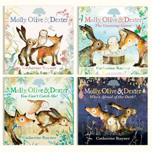 Catherine Rayner Trading Ltd - Molly, Olive & Dexter - Who's Afraid of the Dark? (signed) - Strelitzia's Florist & Irish Craft Shop