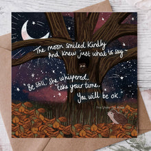 Load image into Gallery viewer, Fox Under The Moon - 'Be Still'  - Greeting Card by Fox Under The Moon