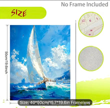 Load image into Gallery viewer, A Paint by Numbers (Sail boat)