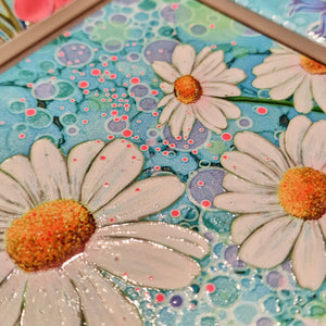 By Jo Crafts - 66-C Daisy Coaster - Strelitzia's Florist & Irish Craft Shop