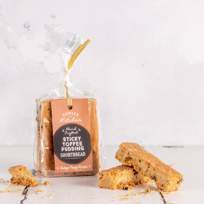 Sawley Kitchen - Sticky Toffee Pudding Shortbread - Yorkshire Biscuits - Strelitzia's Florist & Irish Craft Shop