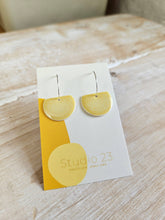 Load image into Gallery viewer, Studio 23 Ceramics - Drop Semi-Circle Earring Pair - Strelitzia&#39;s Florist &amp; Irish Craft Shop